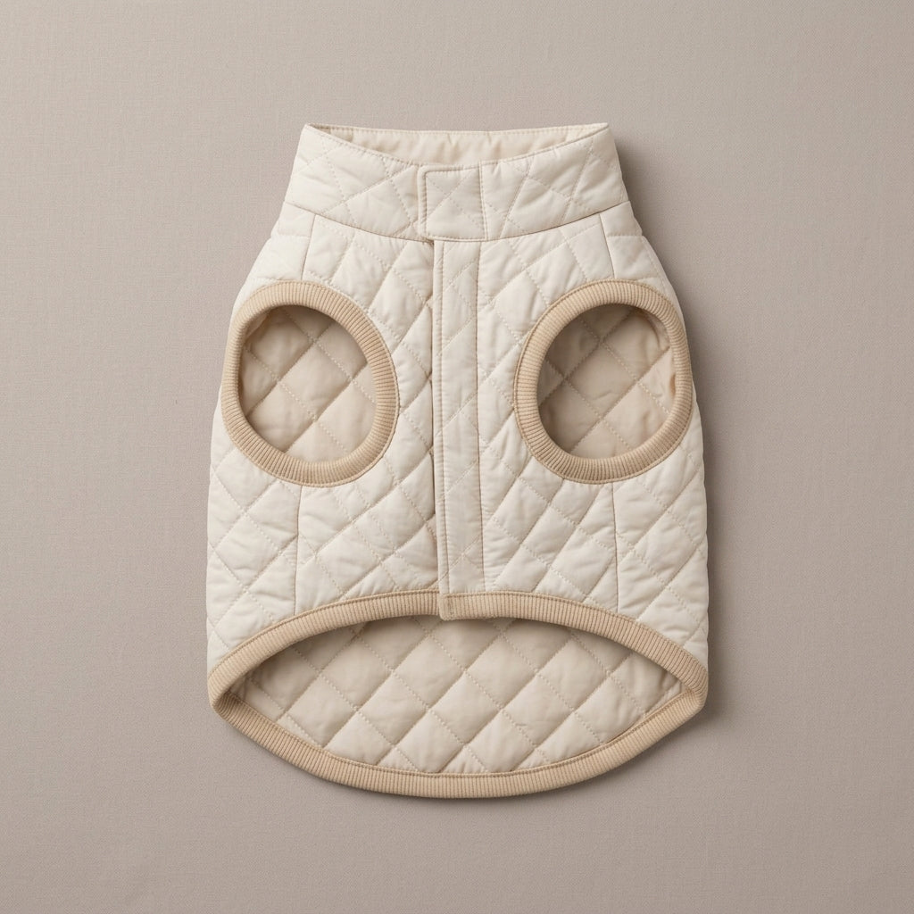 NAXPELORA™ Maison Quilted Dog Vest – Lightweight Padded Pet Jacket, Premium Puppy Outerwear