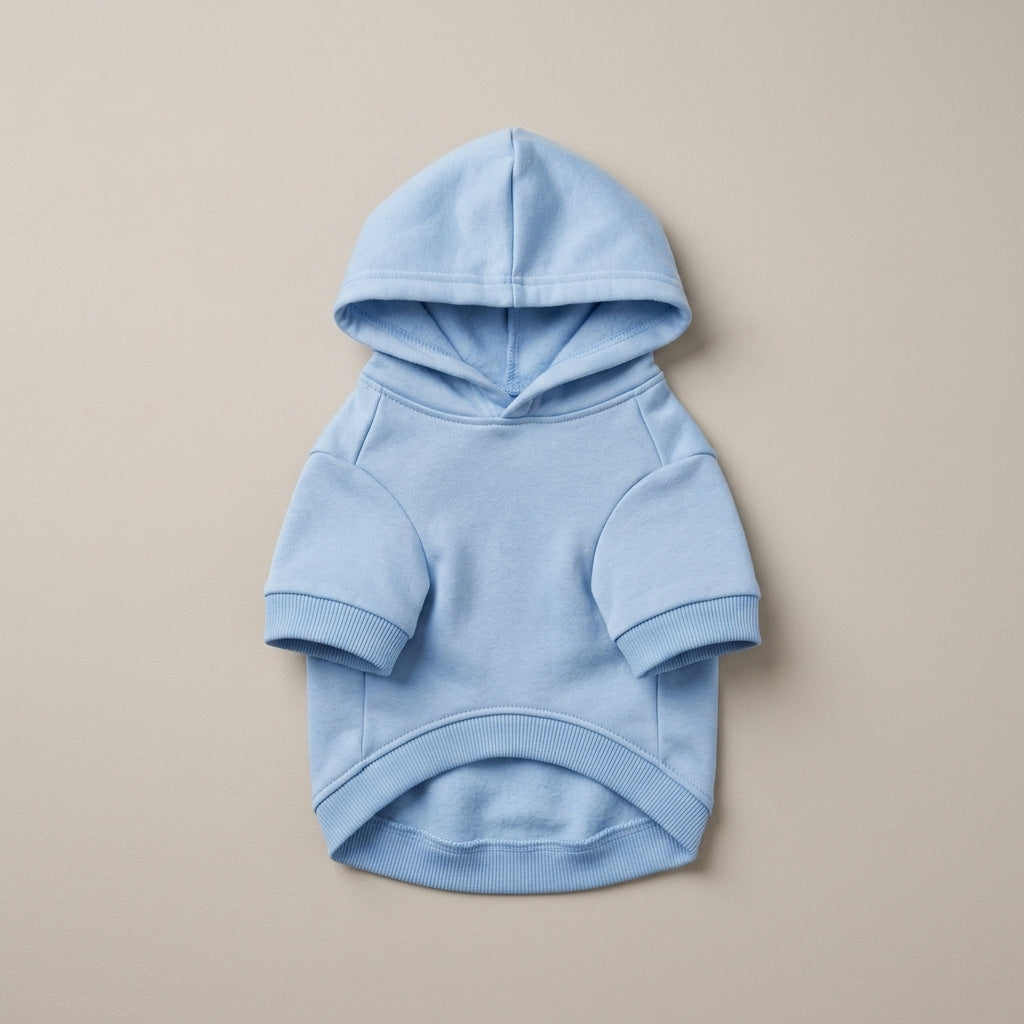 NAXPELORA™ Essential Dog Hoodie – Soft Cotton Blend Puppy Sweatshirt, Minimal Pet Streetwear