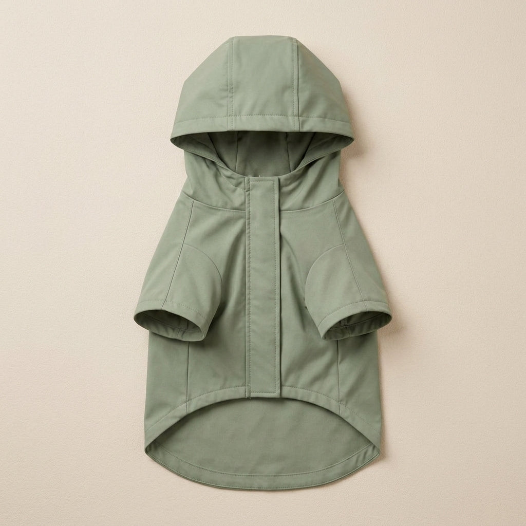 NAXPELORA™ Studio Lightweight Dog Raincoat – Water-Resistant Pet Jacket, Packable Puppy Rain Shell