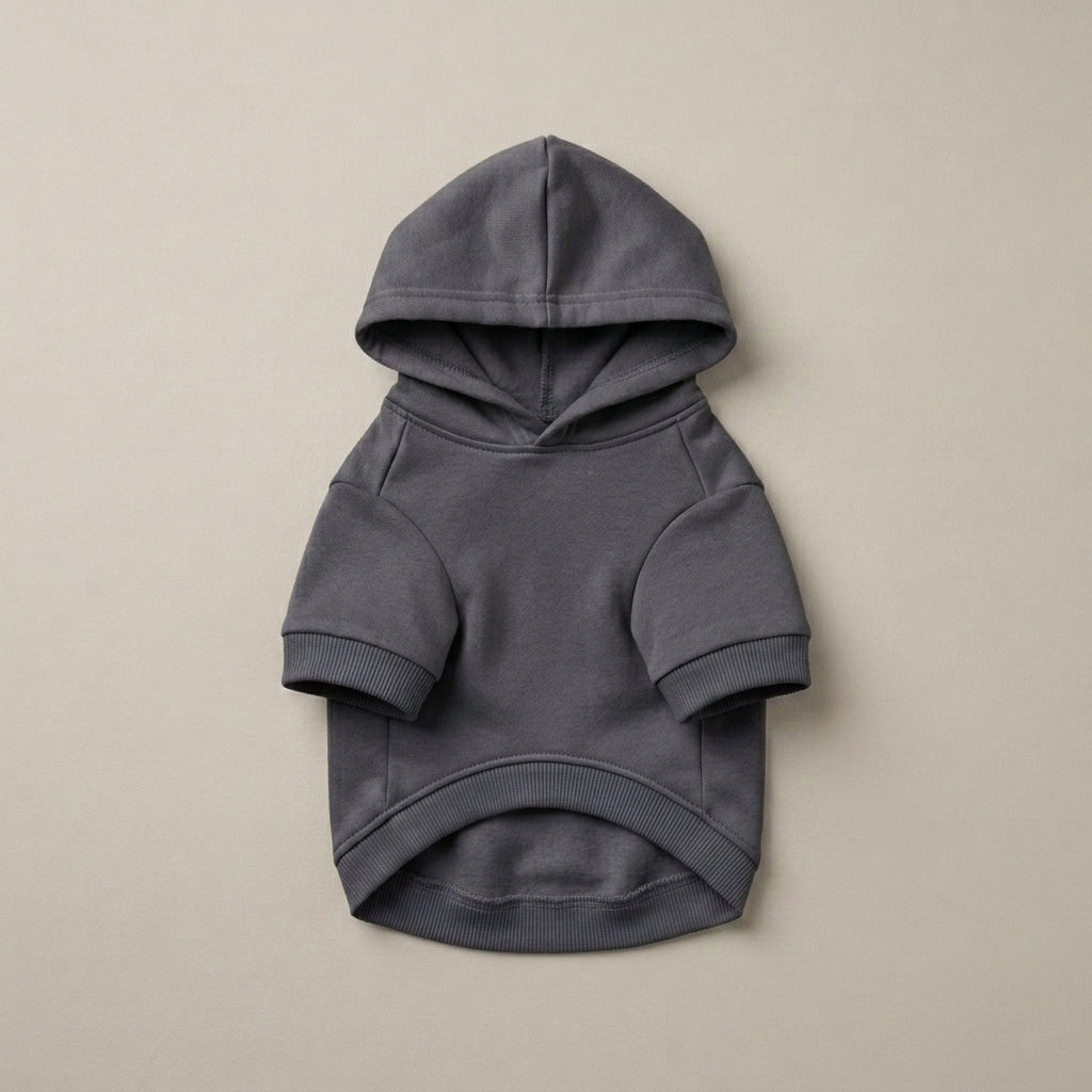 NAXPELORA™ Essential Dog Hoodie – Soft Cotton Blend Puppy Sweatshirt, Minimal Pet Streetwear