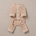 NAXPELORA™ VelvetEase Dog Pajamas – Soft Pet Lounge Wear, Cozy Puppy Sleepwear, Stretch Jumpsuit