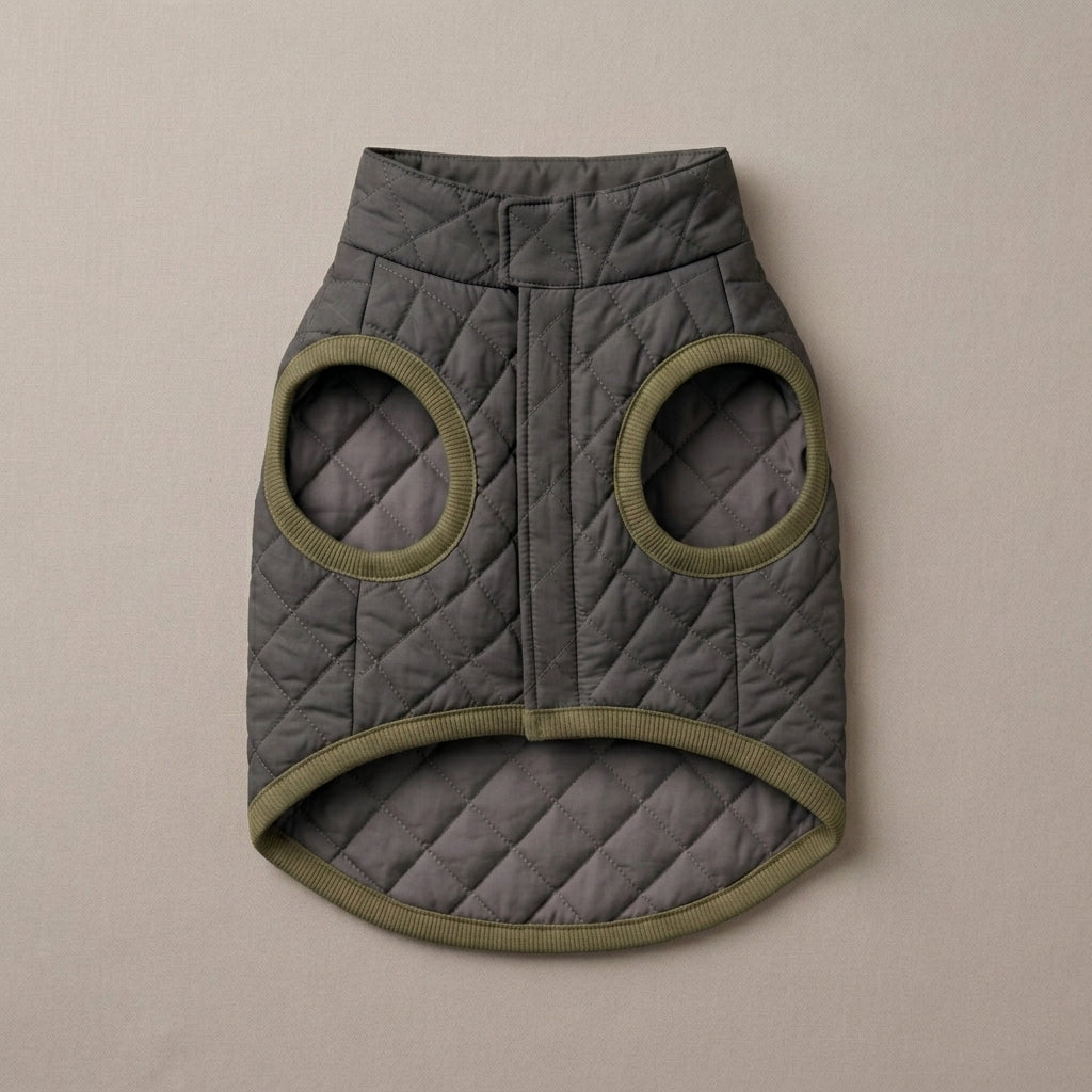 NAXPELORA™ Maison Quilted Dog Vest – Lightweight Padded Pet Jacket, Premium Puppy Outerwear